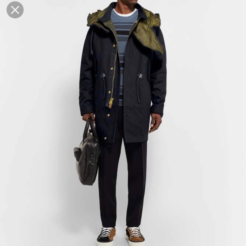 Brand New: Coach Faux Shearling Twill Jacket